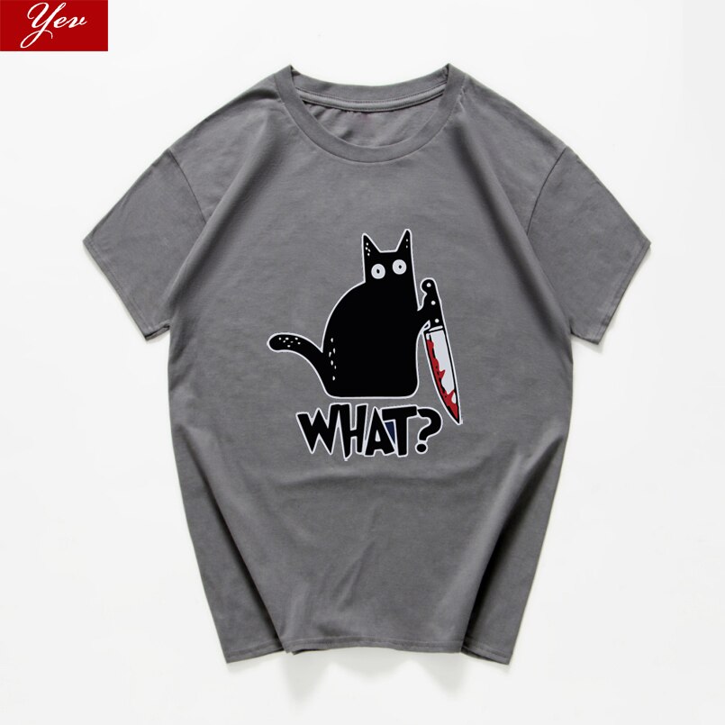 Cat What funny T-Shirt men Ƽ ׷ Cat With Kn..